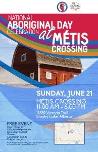 AboriginalDay_Métis CrossingPoster