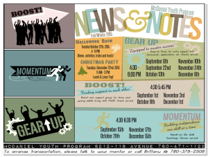 Fall and Winter event 2