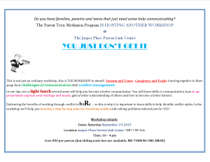 You Just dont get it workshop