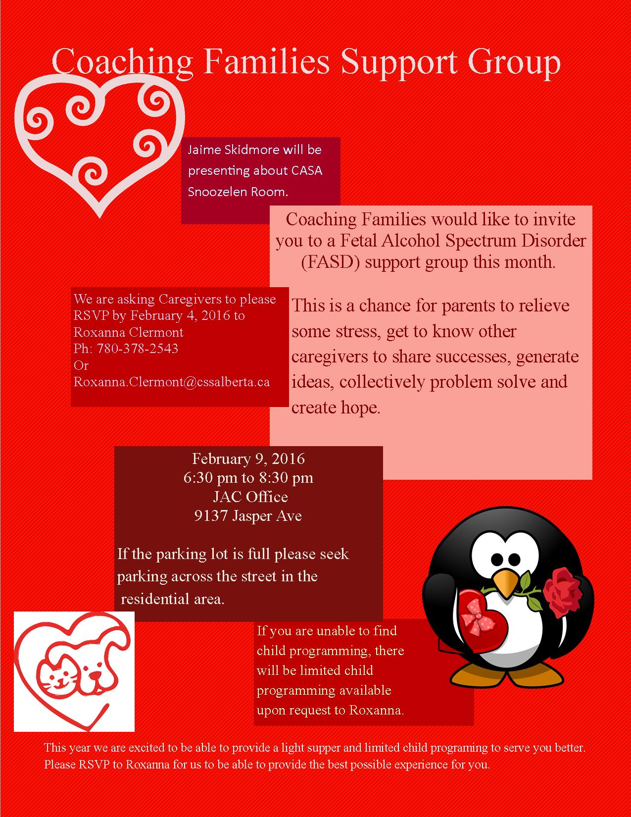 Coaching Families - February 2016 Flyer