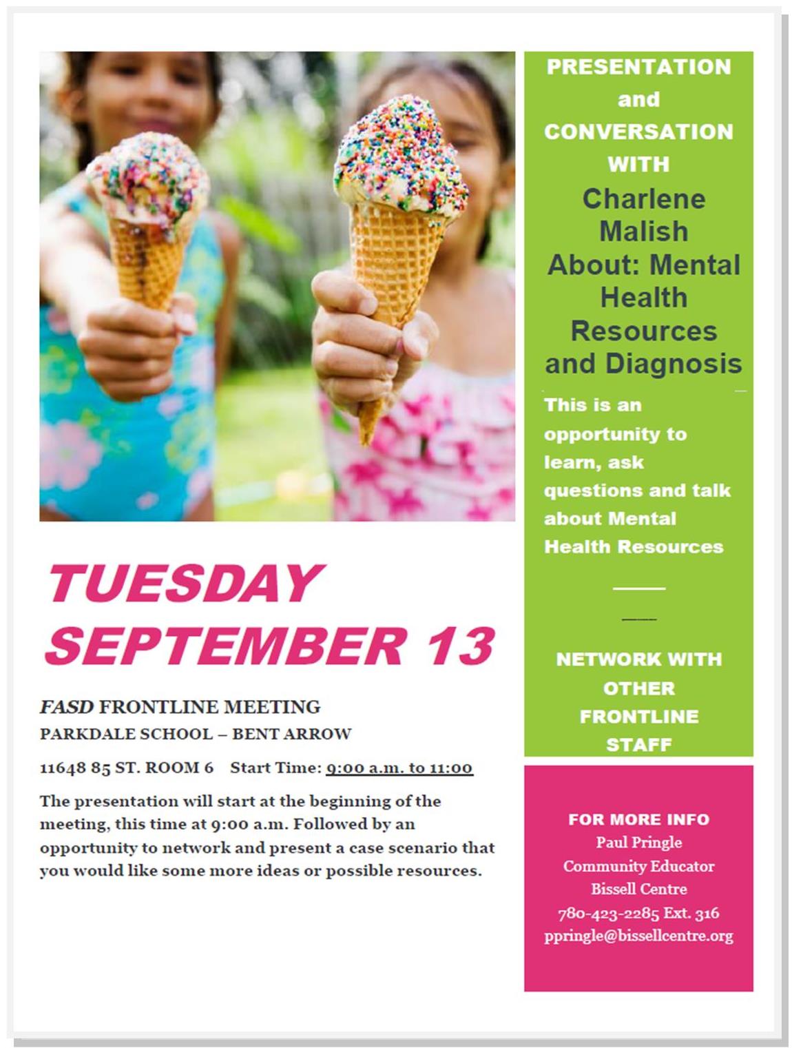 September 2016 Agenda